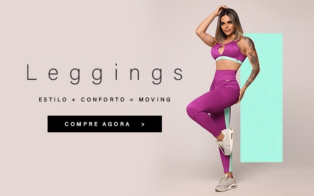 Calça legging fitness bicolor com tela nas laterais mescla com