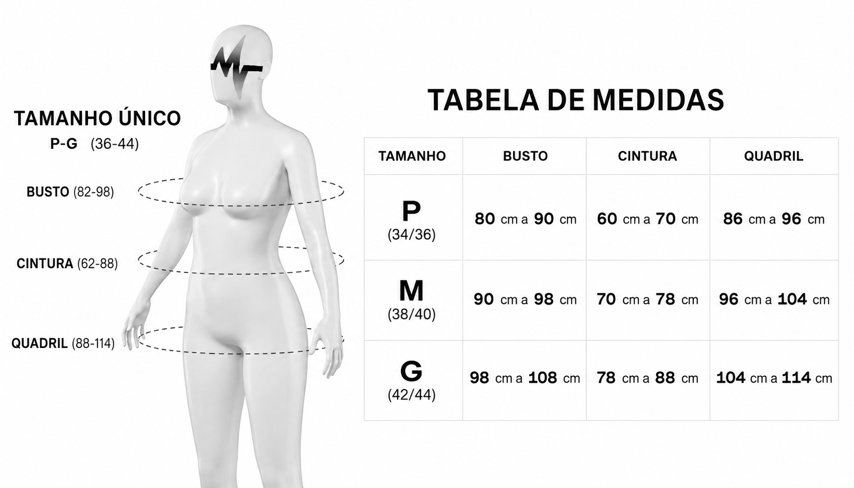 Tabela de medidas