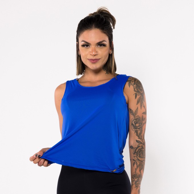 Camiseta Veneza Azul Safira