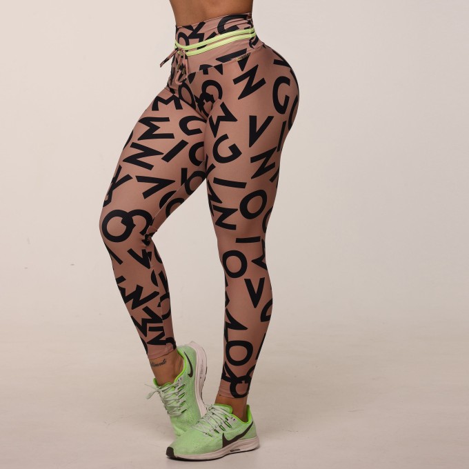 LEGGING EMPINA BUMBUM LETTERS EXCLUSIVA