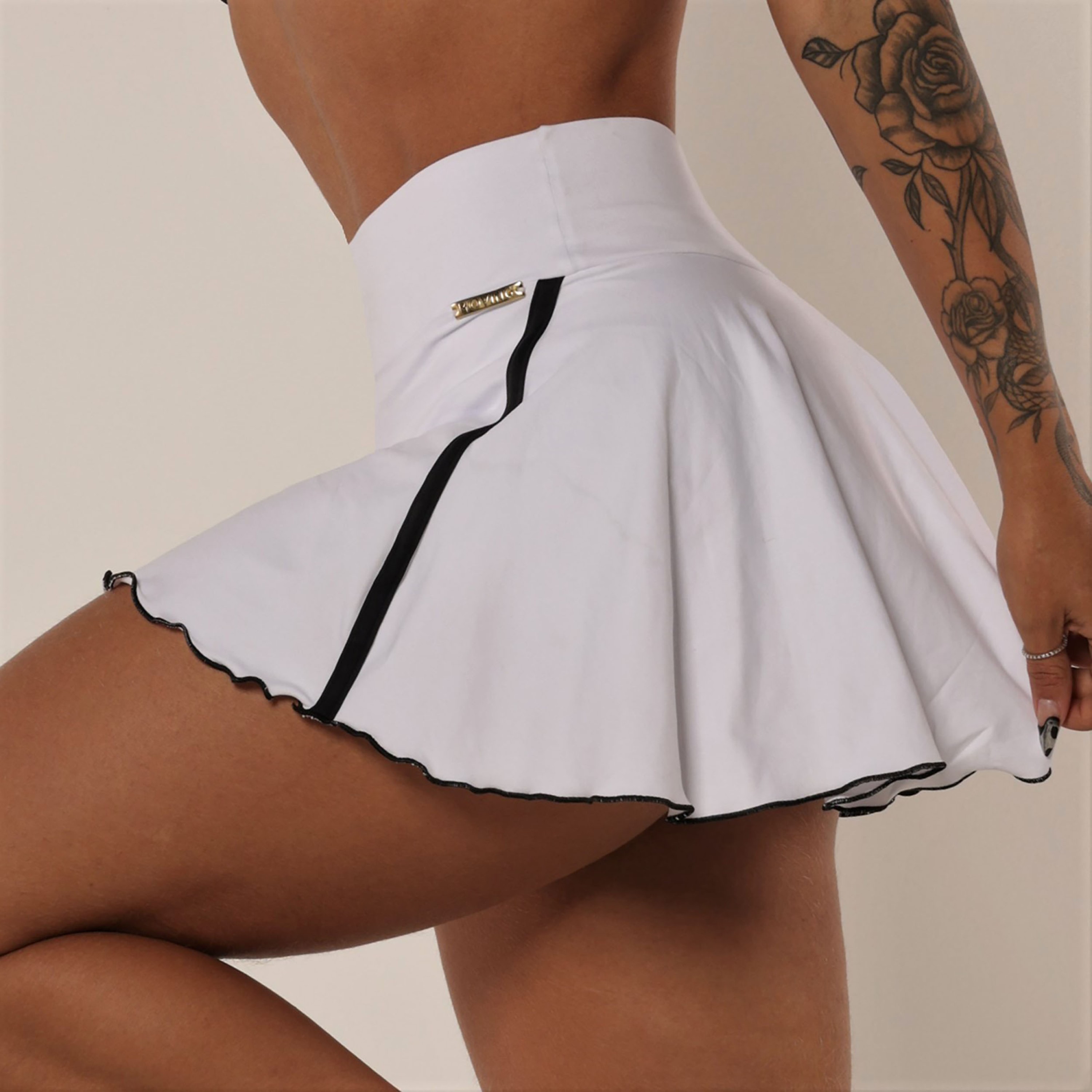 SHORT-SAIA BRANCO Moving Fitness Wear