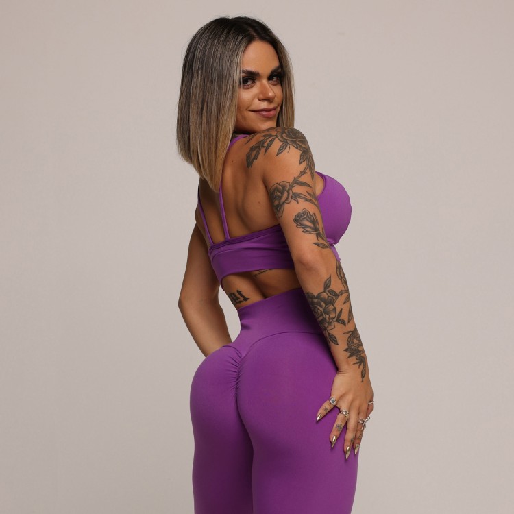 LEGGING EMPINA BUMBUM GRAPE