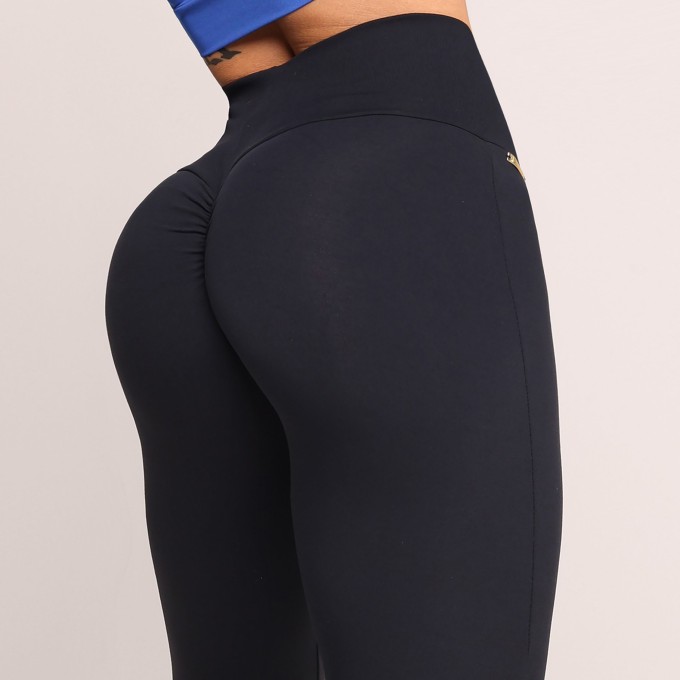 LEGGING ENJOY EMPINA BUMBUM PRETA