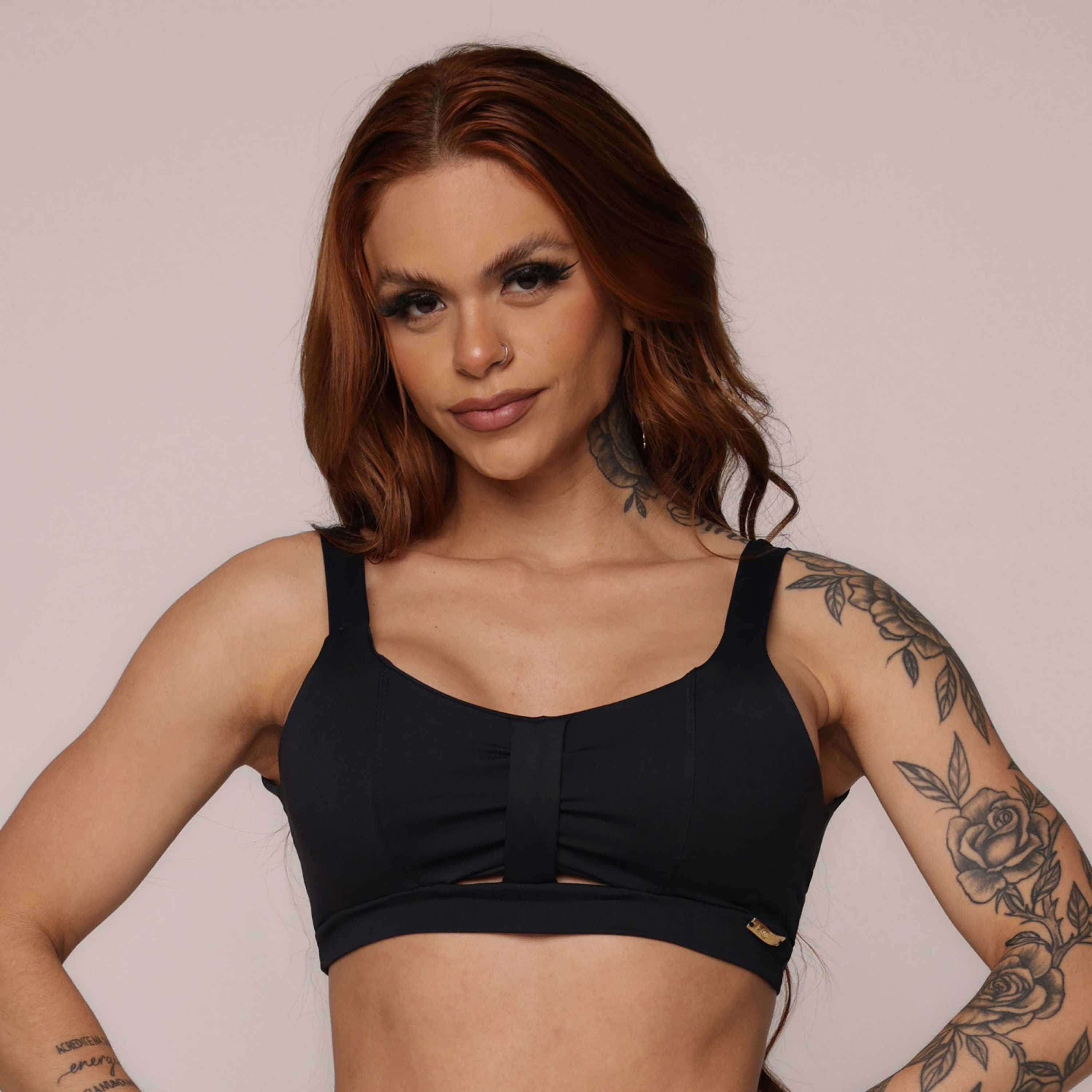 TOP RAVENA PRETO - Moving Fitness Wear