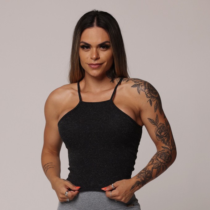 CROPPED REGATA MESCLADO