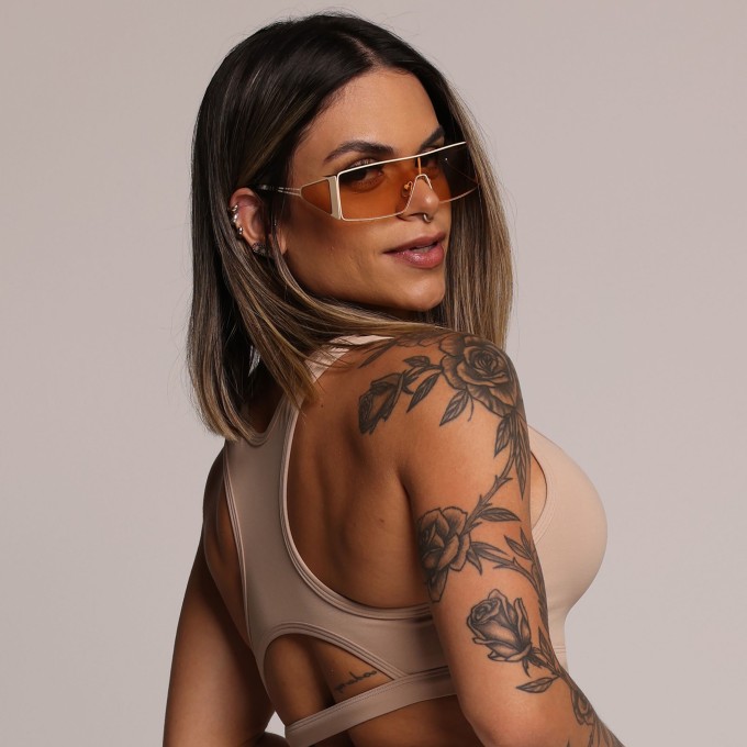 TOP TRANÇADO NUDE