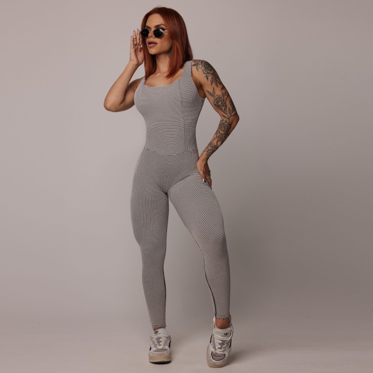 MACACÃO JACQUARD CONFORT TWEED