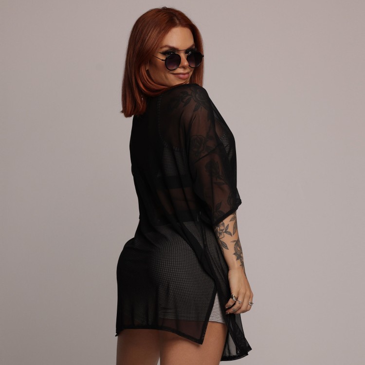 CHEMISE DE TULE DELINEADO