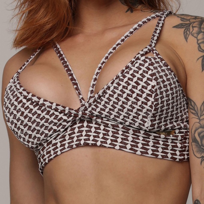 TOP TORONTO JACQUARD LUXE CHOCO