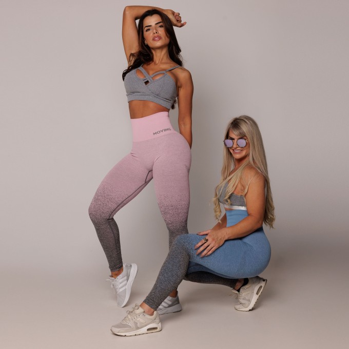 LEGGING SEAMLESS GRAVIDADE ZERO EMANA DEGRADÊ AZUL