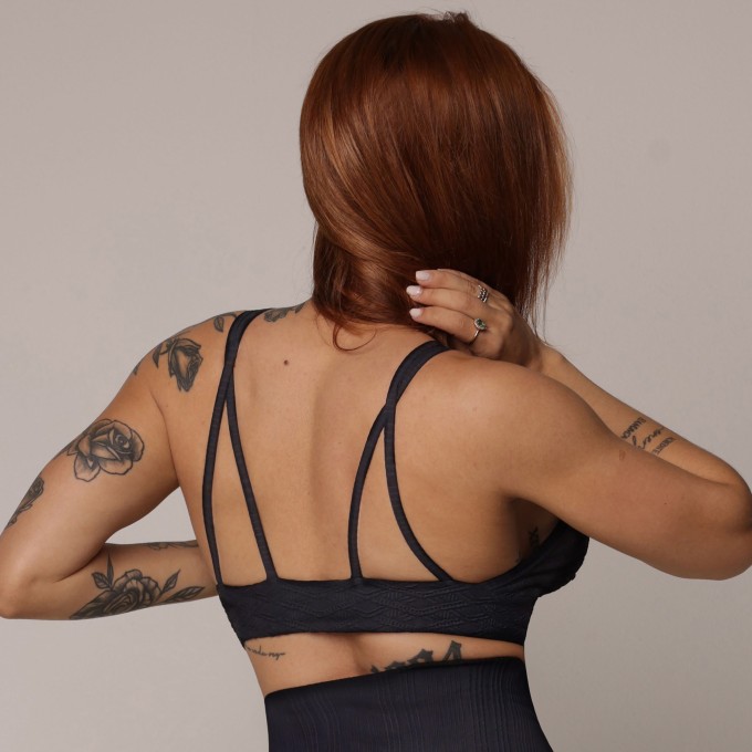 TOP TORONTO JACQUARD LUXOR PRETO