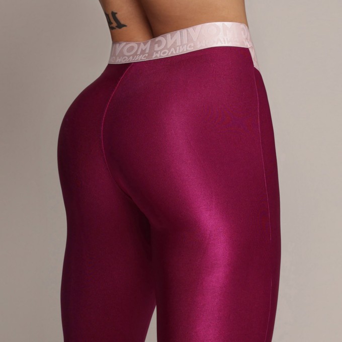 LEGGING HIT GLOSSY FÚCSIA