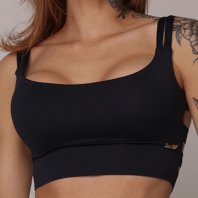 TOP CRETA PRETO