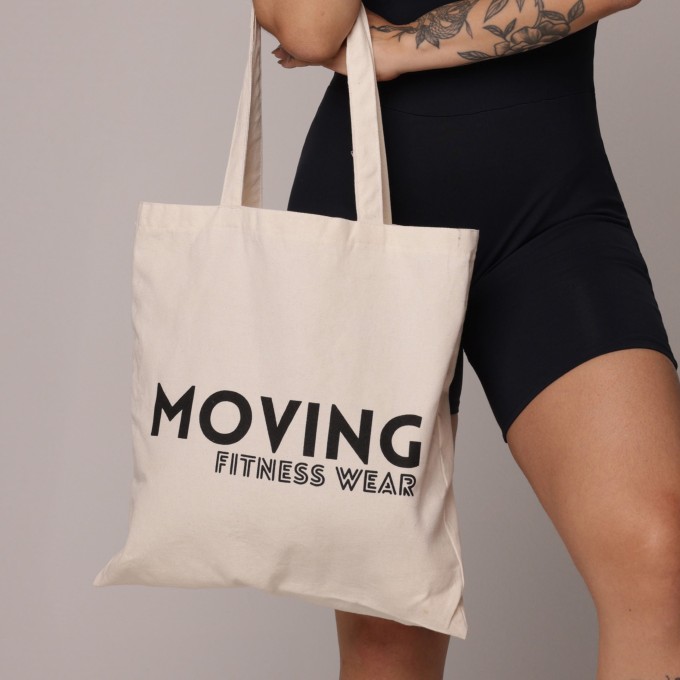 ECOBAG MOVING ALGODAO CRU