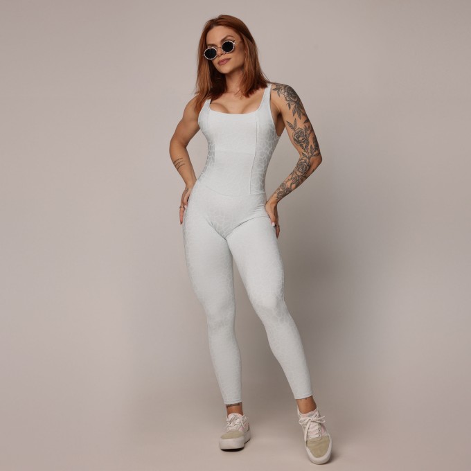 MACACÃO CONFORT EMPINA BUMBUM JACQUARD CRACK