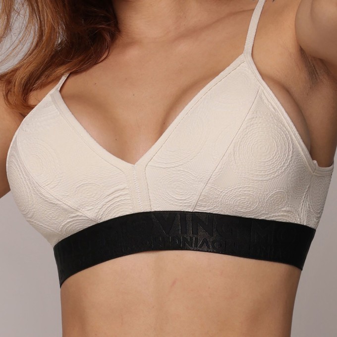 TOP MILANO JACQUARD ROUND OFF WHITE