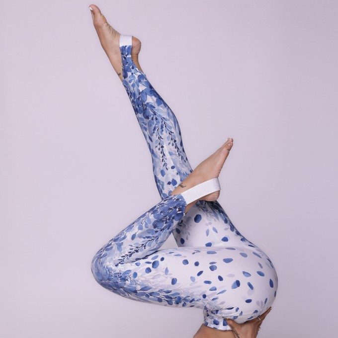 LEGGING NAMASTÊ FLOWER RAIN EXCLUSIVA