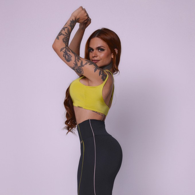 LEGGING HOPE JACQUARD SNAKE BLACK