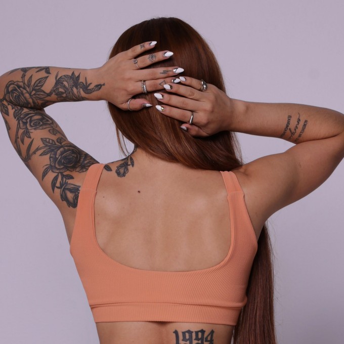 TOP GEORGIA JACQUARD CANELADO PAPAIA