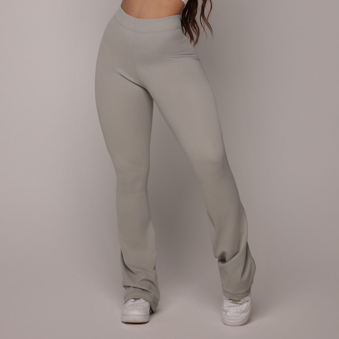 CALÇA FLARE CINZA SPACE