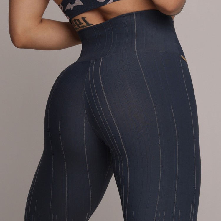 LEGGING COMUM JACQUARD ANIMAL COM BRANCO