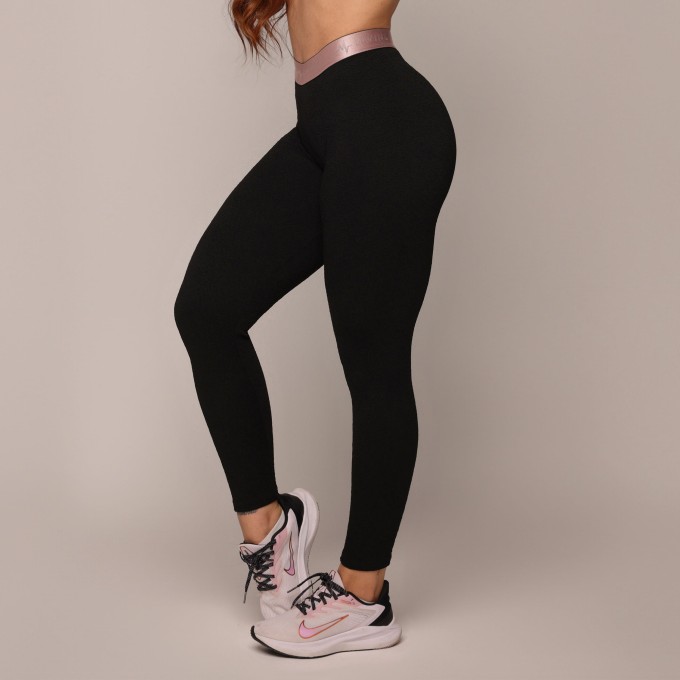 LEGGING ÉPIC JACQUARD FLUFFY BLACK