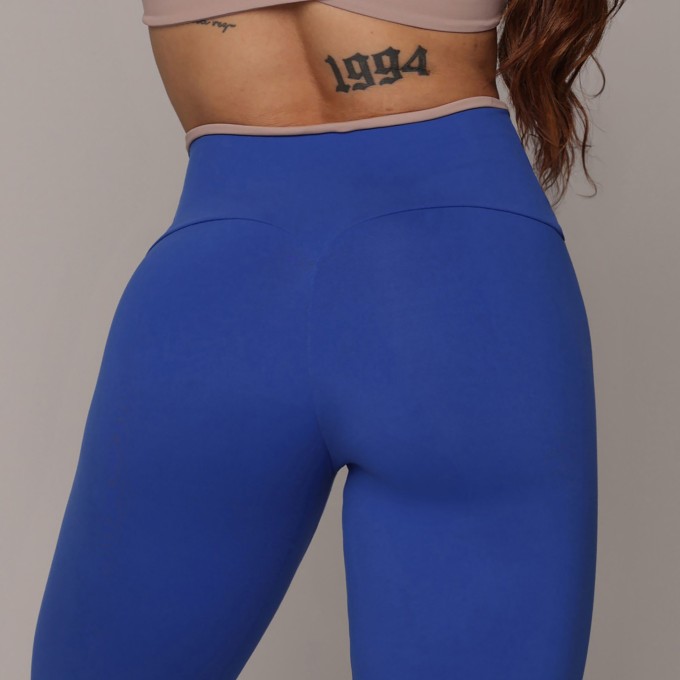 LEGGING HEART BICOLOR AZUL SAFIRA