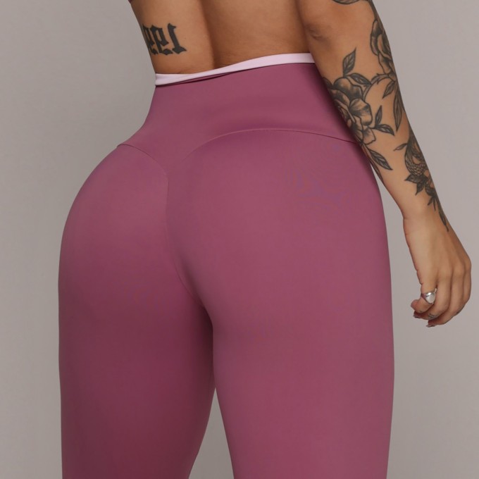LEGGING SENSE BICOLOR ROSA QUEIMADO