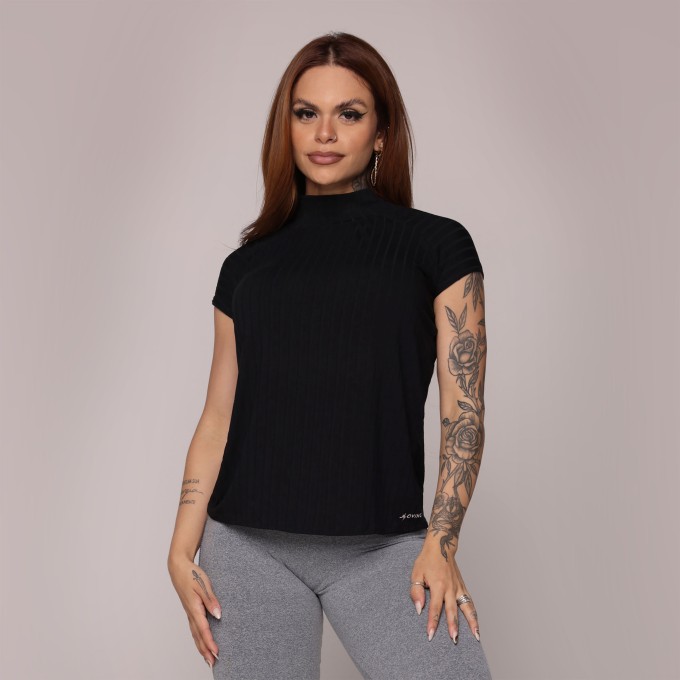 CAMISETA GENEBRA RISQUÉ PRETO