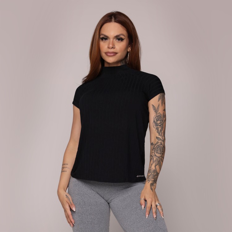 CAMISETA GENEBRA RISQUÉ PRETO