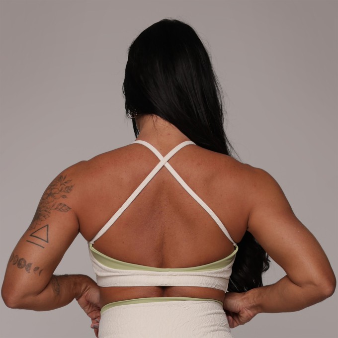 TOP DETROIT JACQUARD DUNAS OFF-WHITE