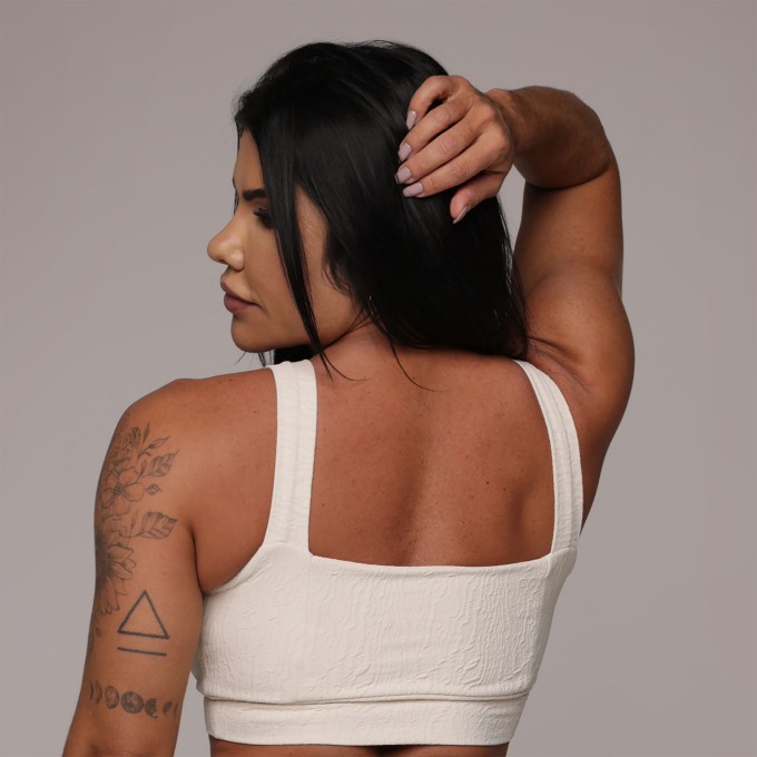 TOP ÍRIS JACQUARD DUNAS OFF-WHITE