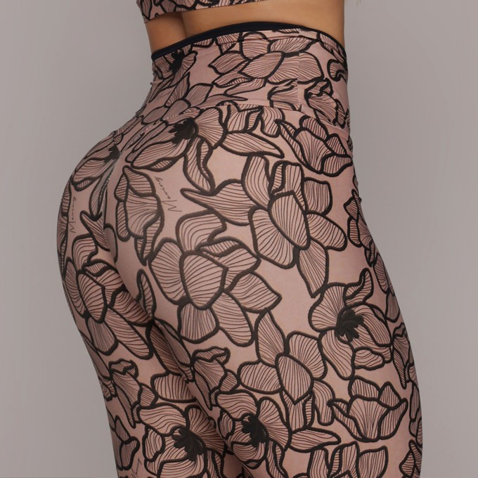 LEGGING HEART BICOLOR FIORE EXCLUSIVA