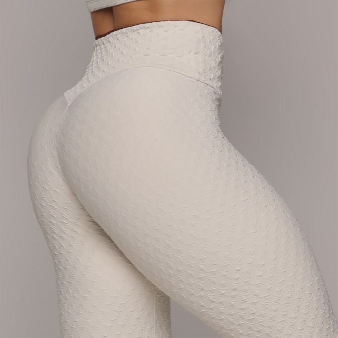 LEGGING SENSE BICOLOR JACQUARD DIAMOND OFF-WHITE
