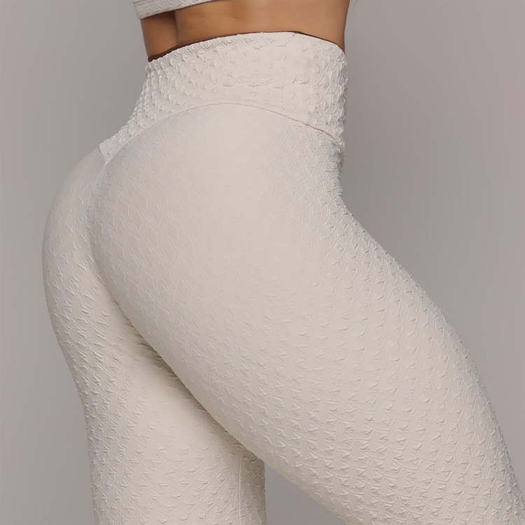 LEGGING SENSE BICOLOR JACQUARD DIAMOND OFF-WHITE