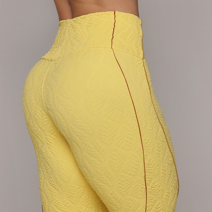 LEGGING HOPE JACQUARD NATURE MANTEIGA