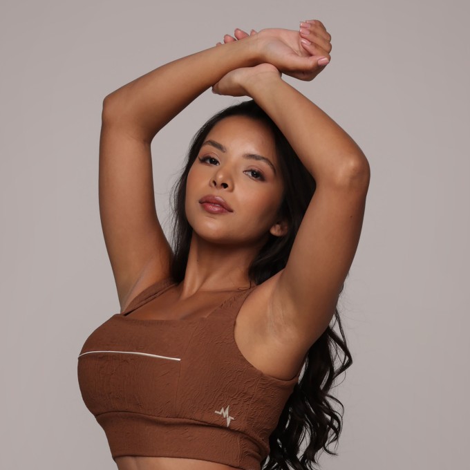 TOP ÍRIS JACQUARD DUNAS COFFEE