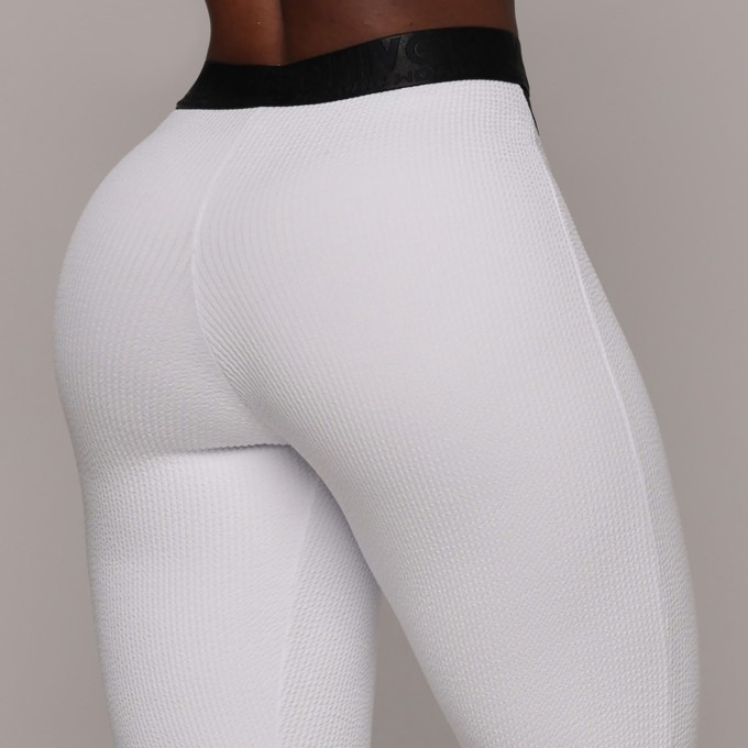 LEGGING HIT JACQUARD CONFORT BRANCO