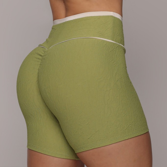 SHORT WALK EMPINA BUMBUM BICOLOR JACQUARD DUNAS OLIVA