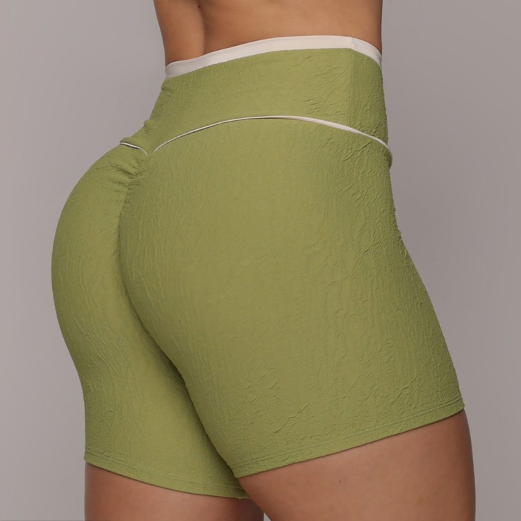 SHORT WALK EMPINA BUMBUM BICOLOR JACQUARD DUNAS OLIVA