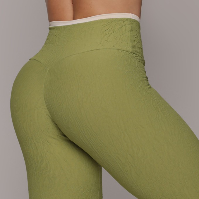 LEGGING HEART JACQUARD DUNAS OLIVA