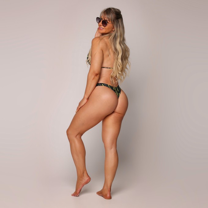 BIQUÍNI CORTININHA MOVING BRAND AMARELO