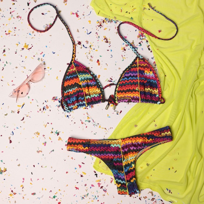 BIQUÍNI CORTININHA TRICOT