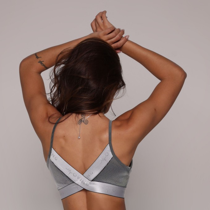 TOP MILANO JACQUARD LINES BRANCO