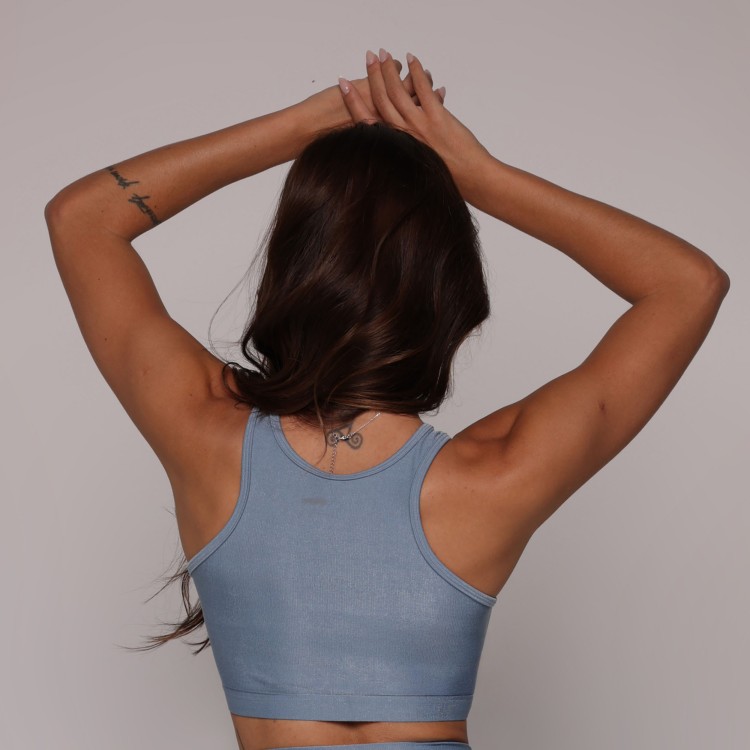 TOP TORINO GLOSSY AZUL ATLÂNTICO