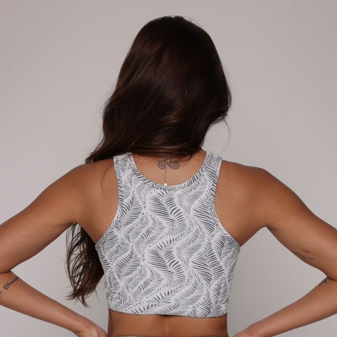 TOP TORINO JACQUARD SELVA BRANCO