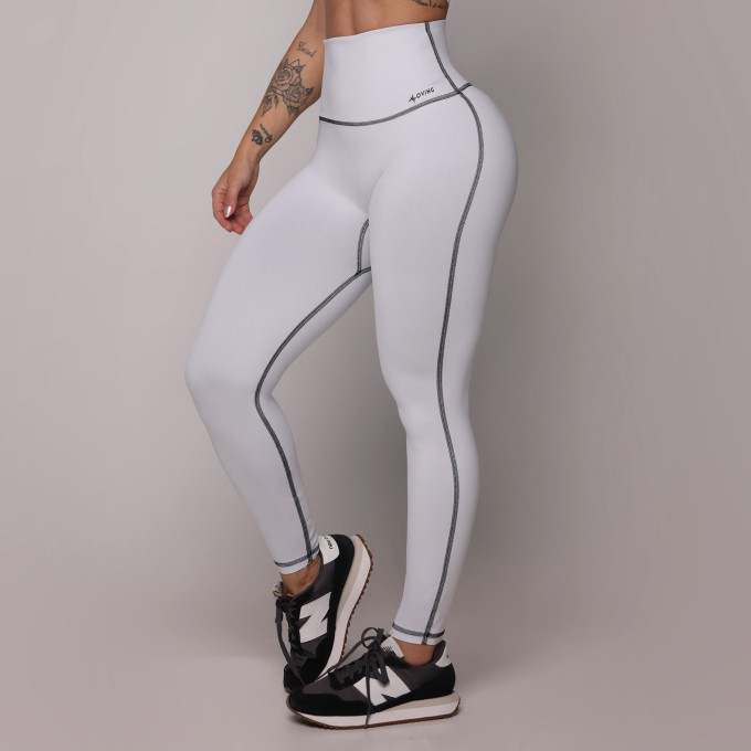 LEGGING DUPLA FACE BLACKOUT BRANCO