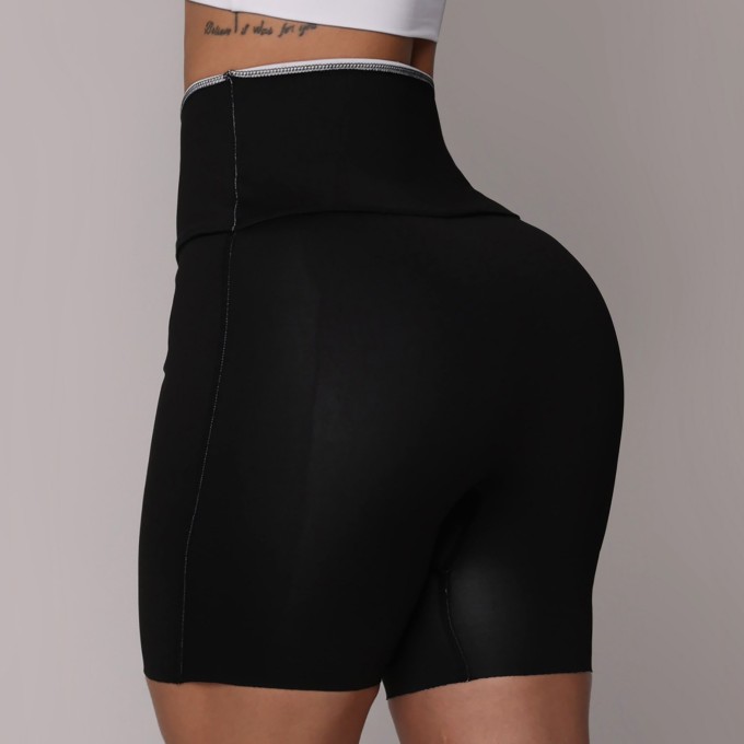 SHORT DUPLA FACE BLACKOUT BRANCO