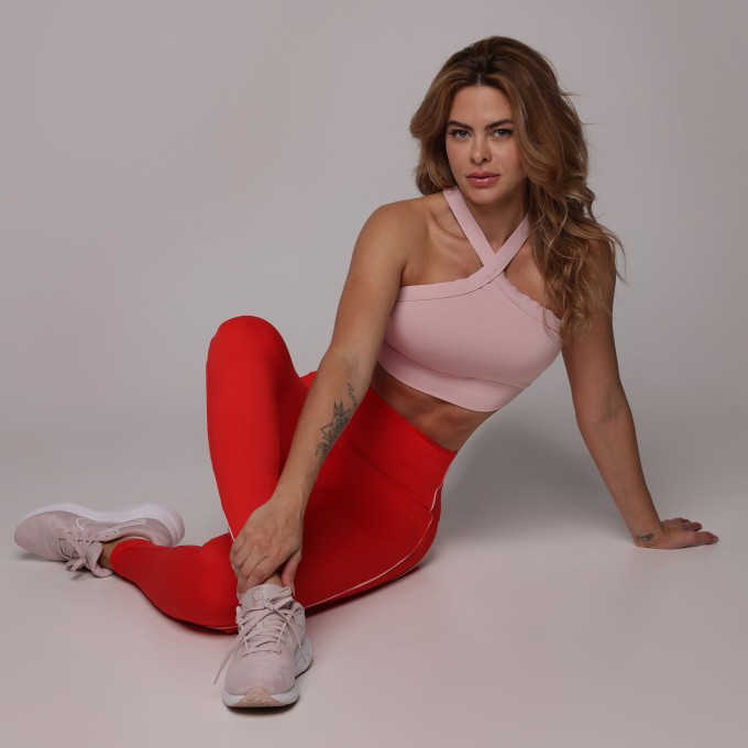 LEGGING EMOTION EMPINA BUMBUM VERMELHO CARMIM