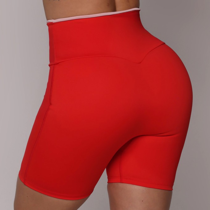 SHORT CONFORT VERMELHO CARMIM